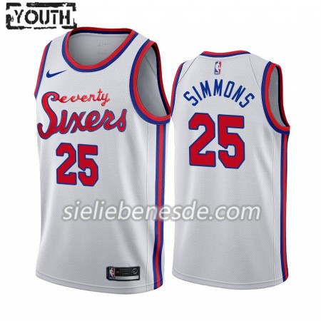 Kinder NBA Philadelphia 76ers Trikot Ben Simmons 25 Nike 2019-2020 Classic Edition Swingman